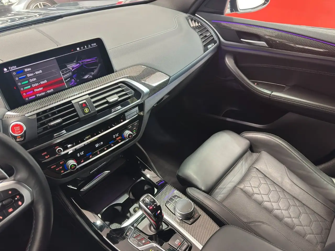 BMW X4 Competition SITZKLIMA 360° ACC CARBON VMAX, миниатюра 23