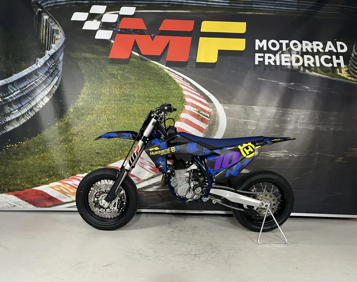 Husqvarna FC 450 Supermoto SM[keine FS FE SXF SX-F EXC-F] Azul - 2