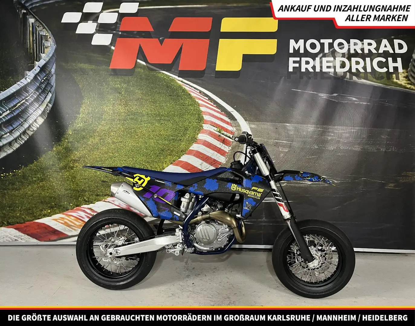 Husqvarna FC 450 Supermoto SM[keine FS FE SXF SX-F EXC-F] Azul - 1