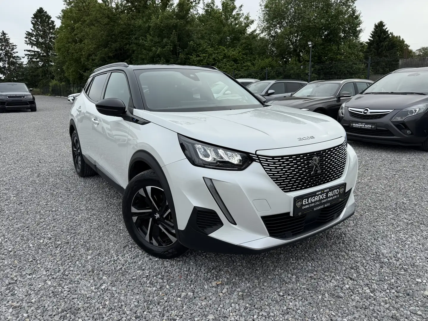 Peugeot 2008 Electric 100kw-Allure-Full opt-Carnet-Garantie Wit - 1
