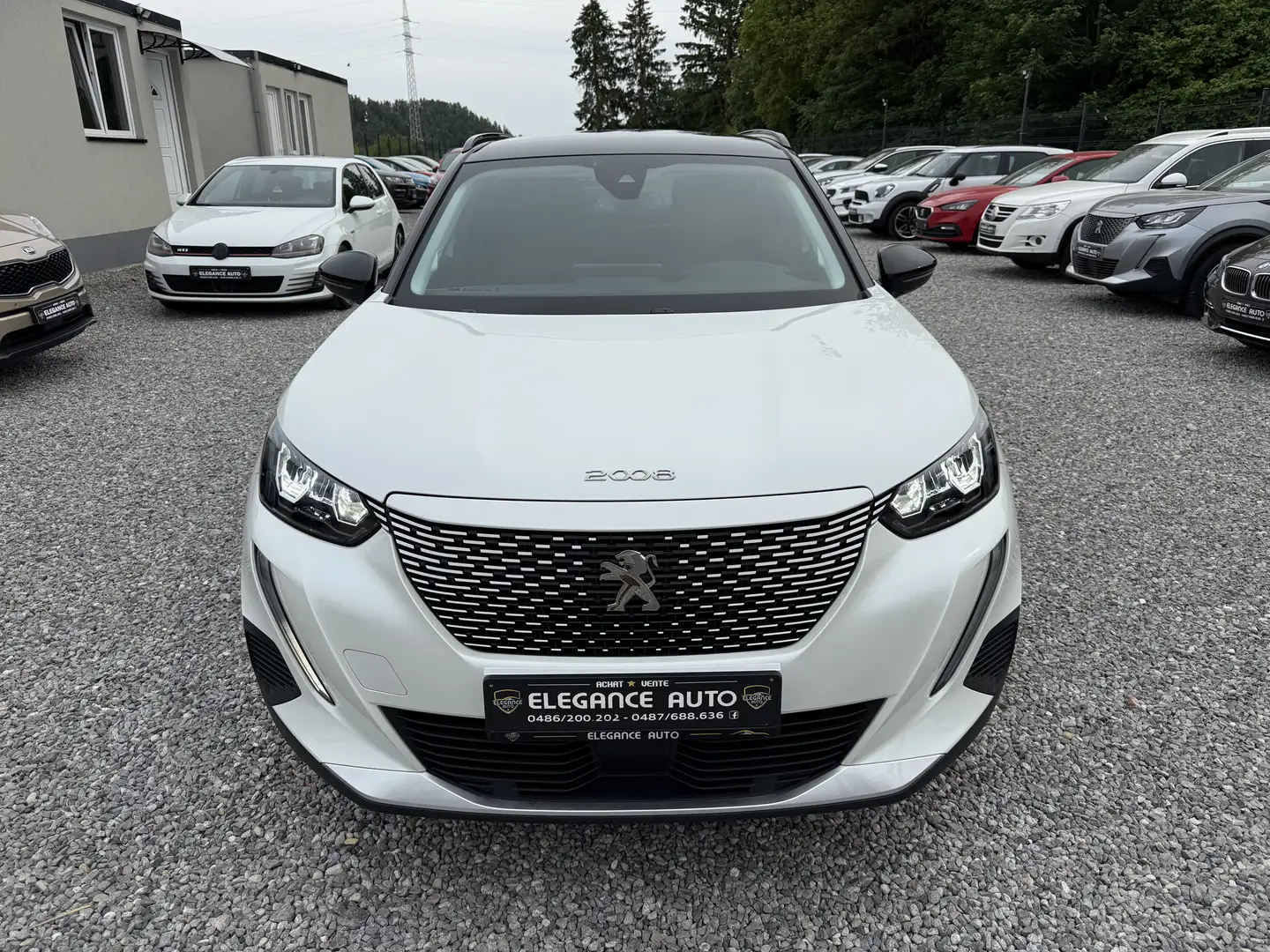 Peugeot 2008 Electric 100kw-Allure-Full opt-Carnet-Garantie Wit - 2