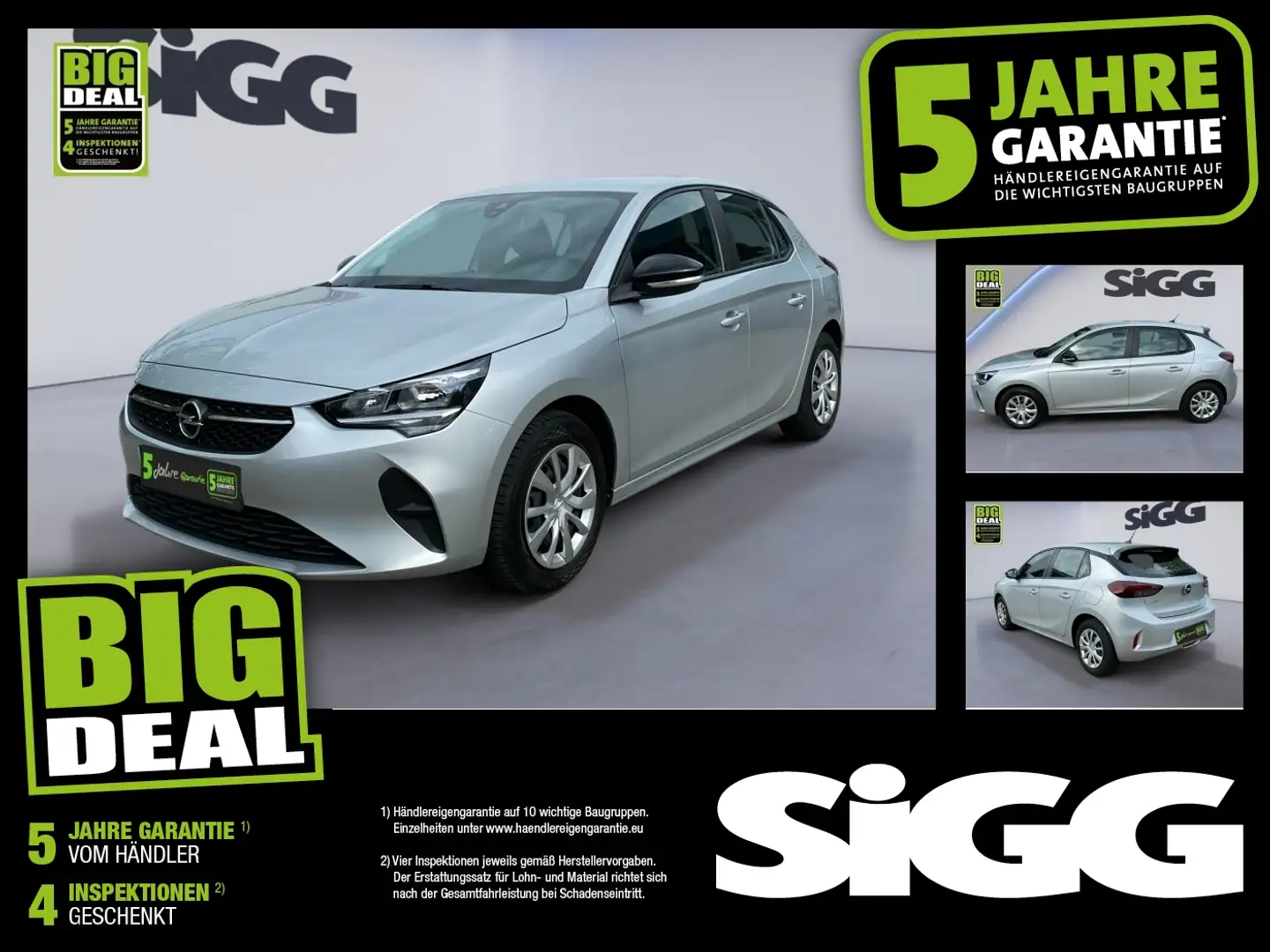 Opel Corsa F 1.2 Edition Parksensor Sitzheizung Silber - 1