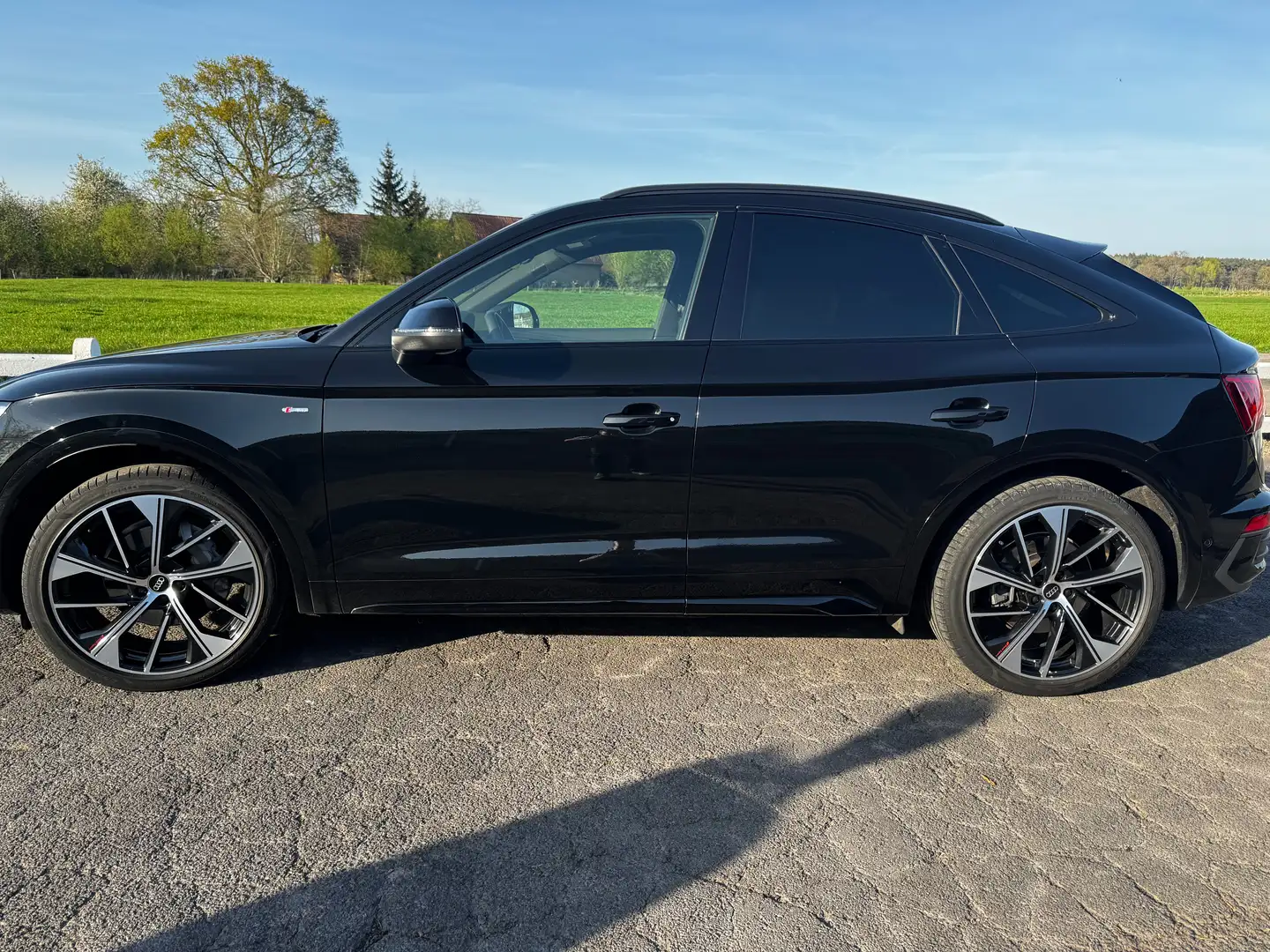 Audi Q5 Q5 40 TDI Sportbk quattro S tronic S line business Zwart - 2