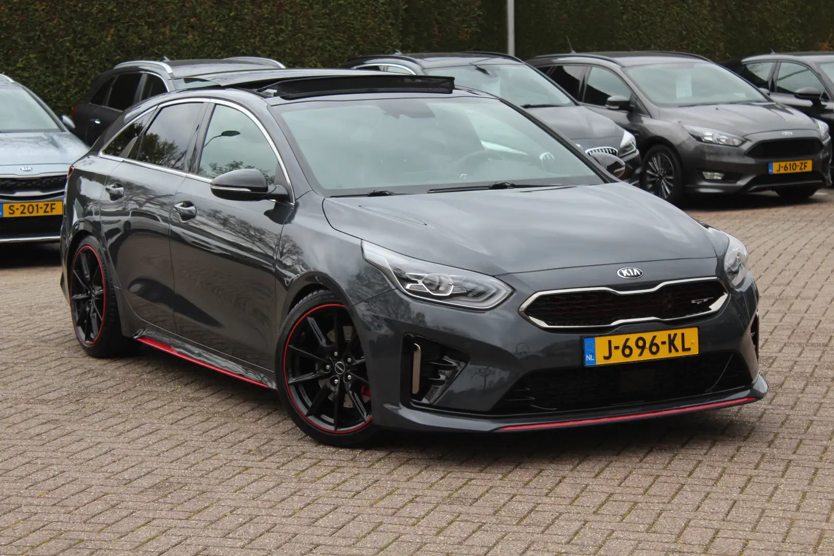 Kia ProCeed / pro_cee'd 1.6 T-GDI GT / Panoramadak / Camera / Leder&Alcant Gris - 1