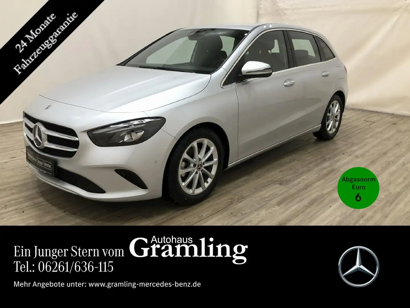 Mercedes-Benz B 180 Progressive AHK*Navi*LED*Kamera*Ambientebe Silver - 1