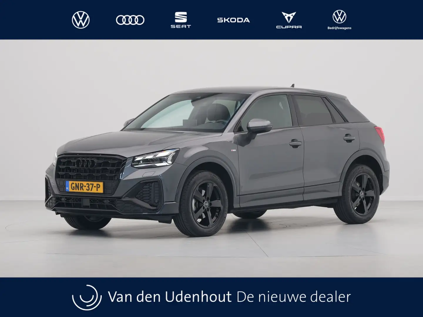 Audi Q2 35 TFSI 150 pk S-Tronic S Edition Matrix led, Navi Grijs - 1