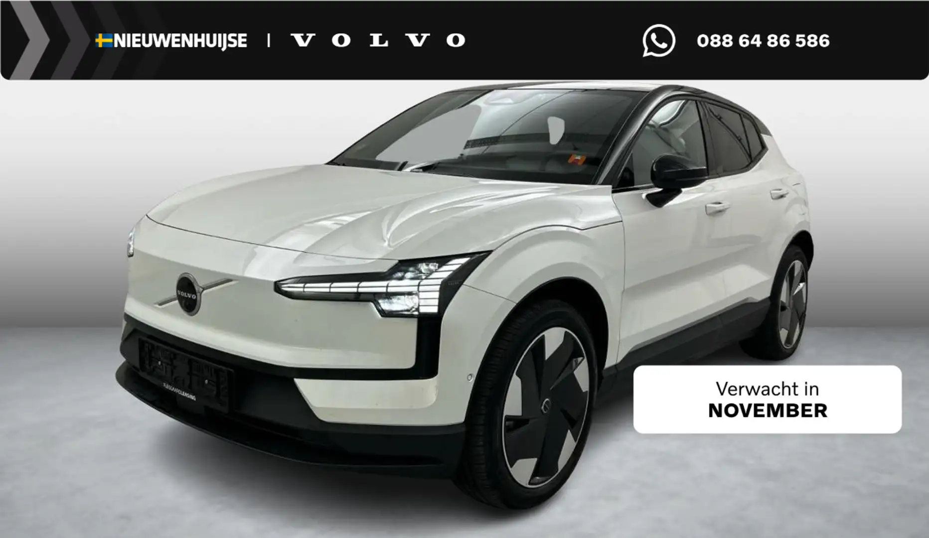 Volvo EX30 Twin Motor Performance Ultra 69 kWh | Panorama dak Blanc - 1