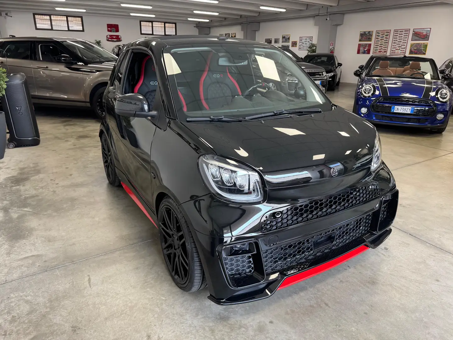 smart forTwo Cabrio electric drive Brabus 92 R  Garanzia 12 mes Nero - 1