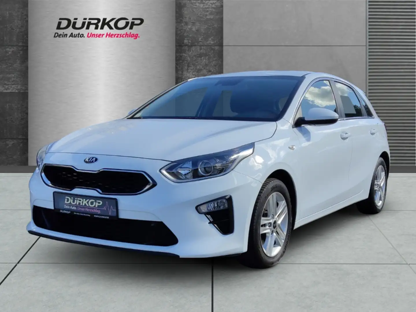 Kia Ceed / cee'd Vision 1.0 T-GDI Sitzheizung Navi Digitales Cockpi Blanc - 1