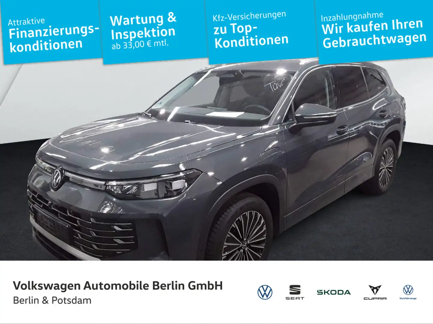 Volkswagen Tayron 1.5 TSI eHybrid Elegance AHK 360° DCC Nav Grau - 1