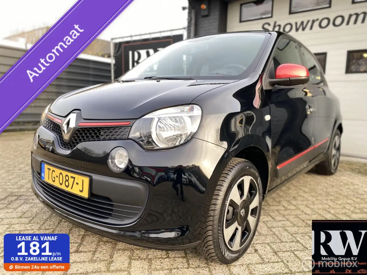Renault Twingo 1.0 SCe Limited *AUTOMAAT*NAP*CRUISE*AIRCO* Zwart - 1