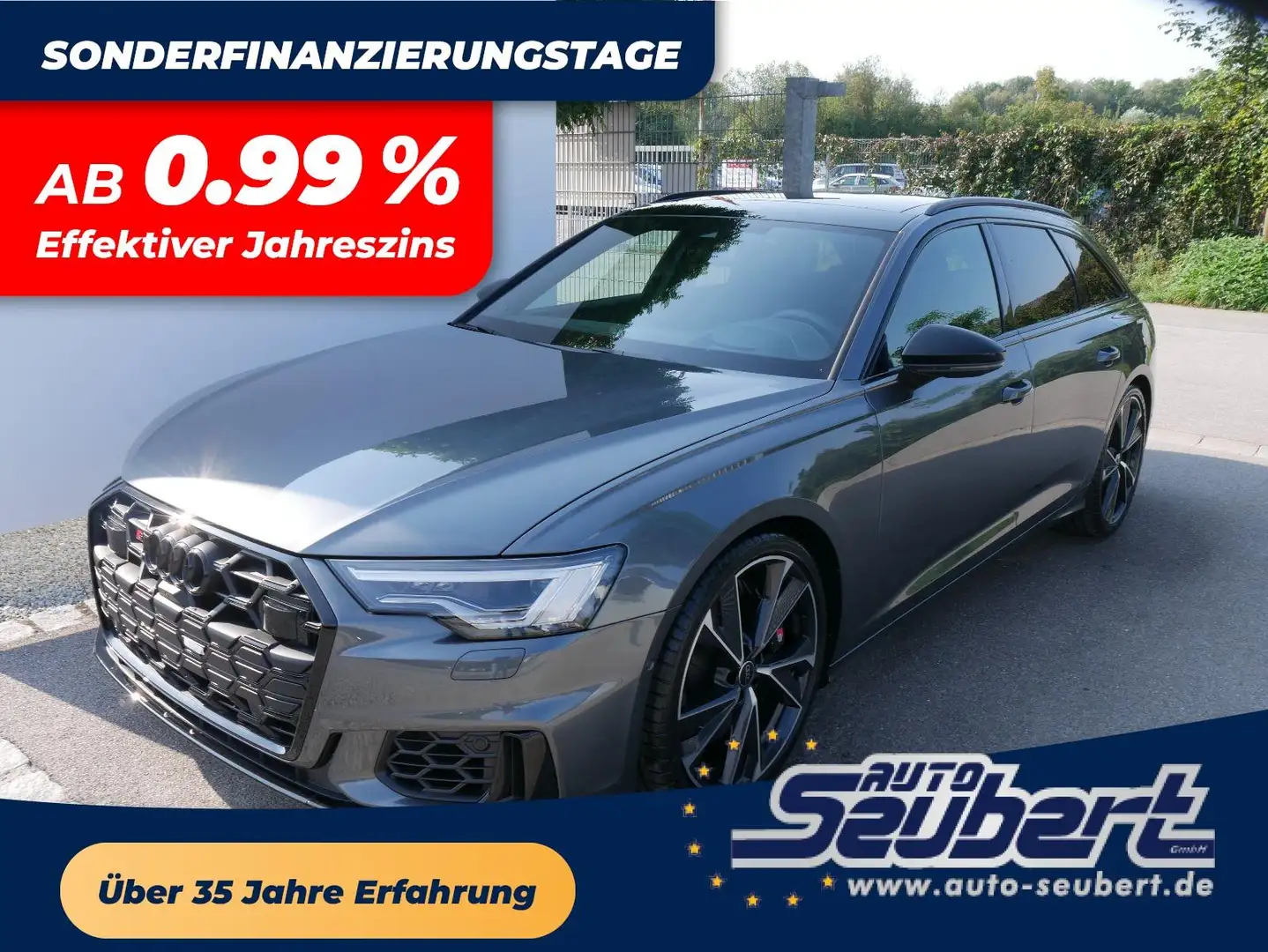 Audi S6 Avant TDI quattro *HEAD-UP*AROUND VIEW*PANORAMA*BA Grijs - 1