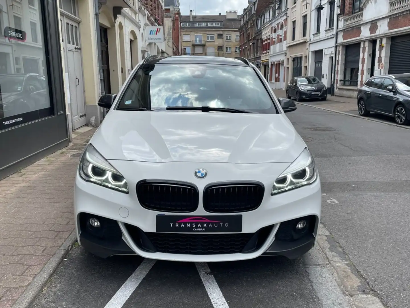 BMW 220 SERIE F46 220d 190 ch M Sport A / TOIT OUVRANT / G Blanc - 2