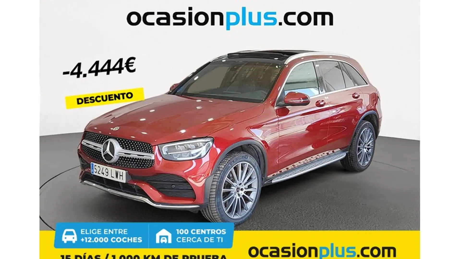 Mercedes-Benz GLC 300 300de 4Matic 9G-Tronic Rojo - 1
