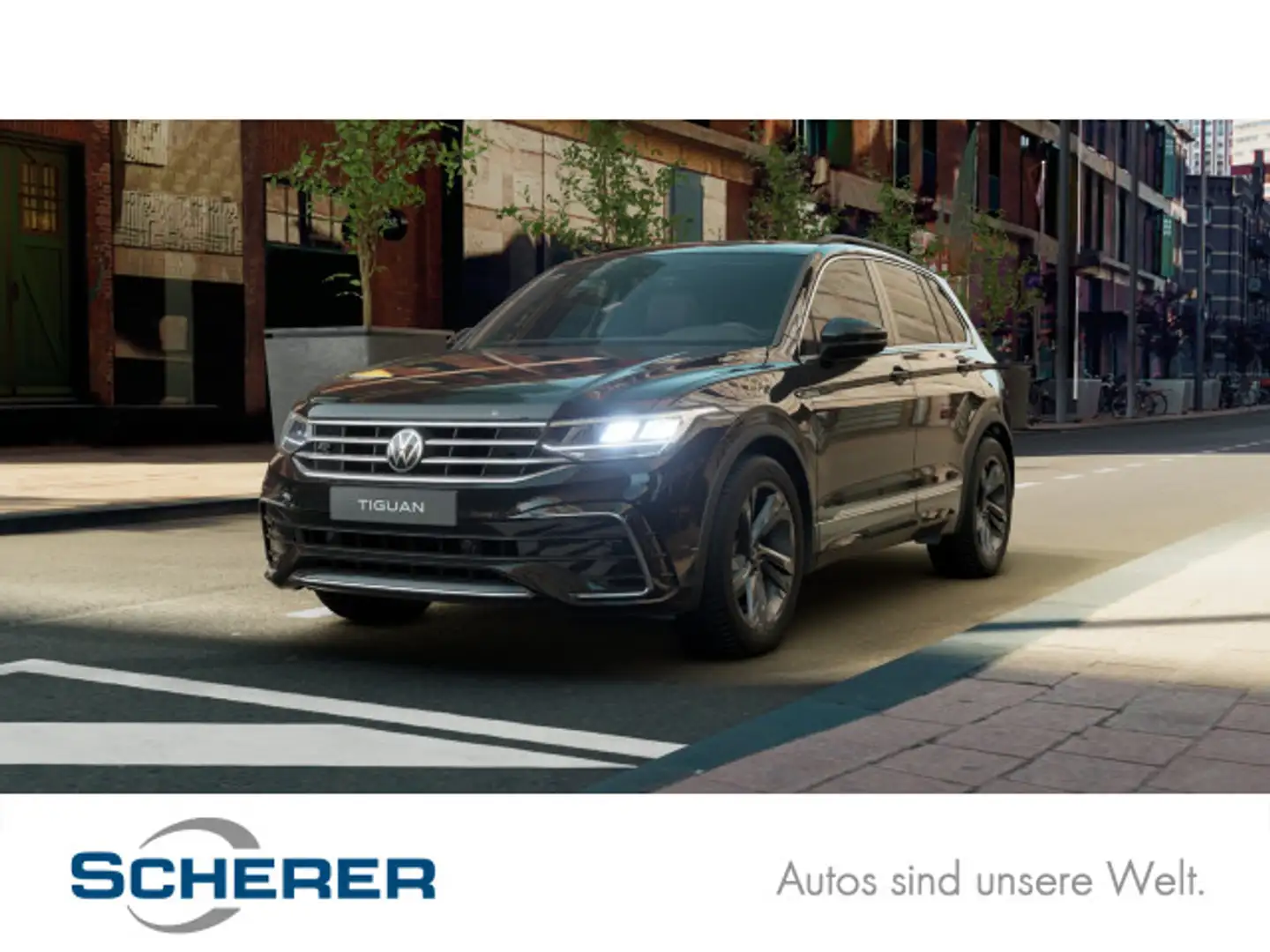 Volkswagen Tiguan 1,5 TSI DSG R-line AHK RFK Keyless Schwarz - 1