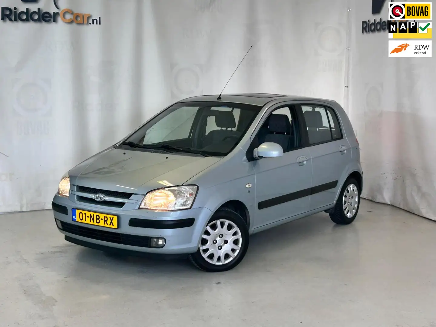 Hyundai Getz 1.3i GLS Sky|NAP|PANO|AIRCO|ELEK RAMEN VOOR|ONDERH Blauw - 1