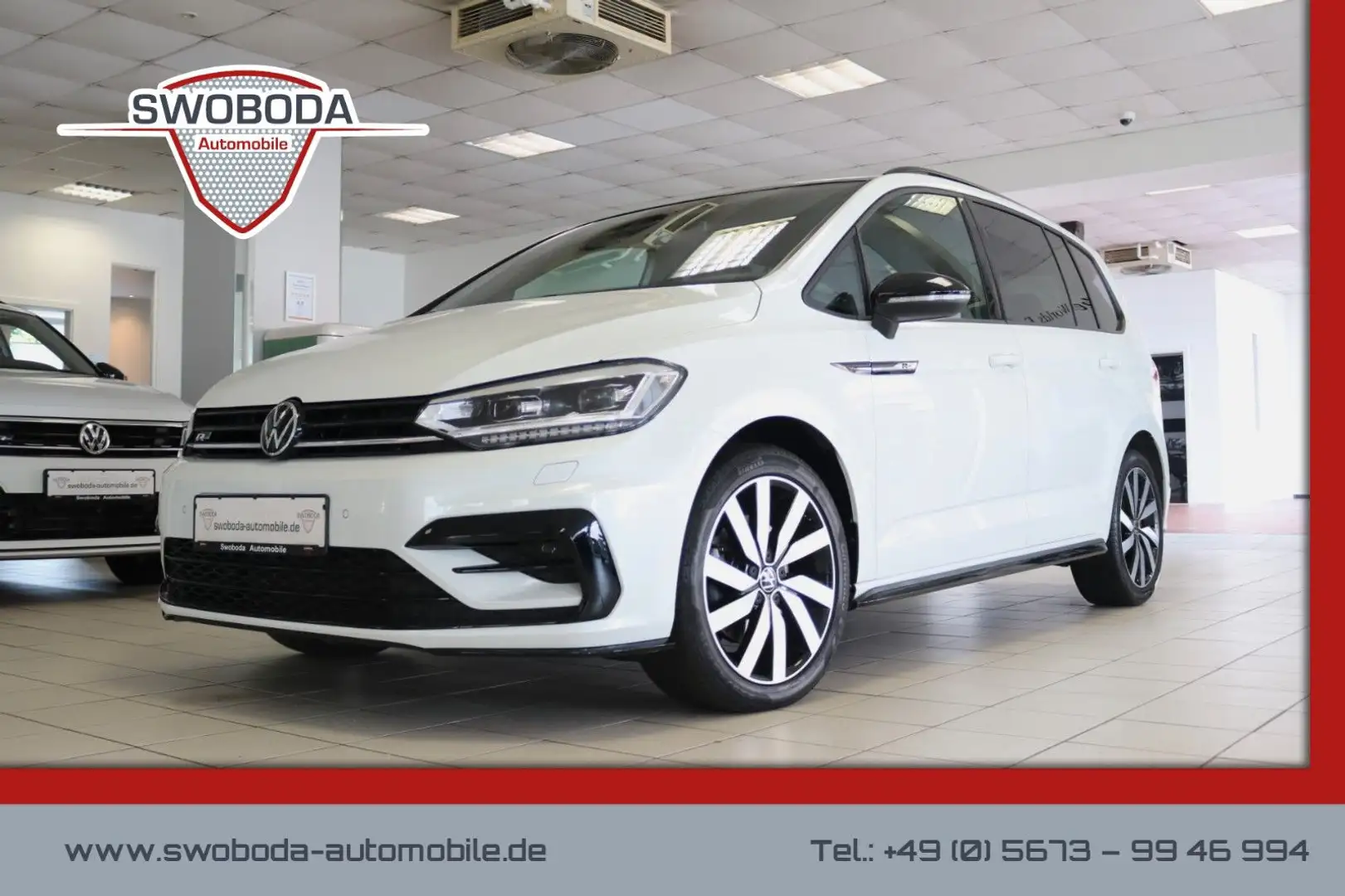 Volkswagen Touran Highline R-Line AHK Kamera Virtual PDC Weiß - 1