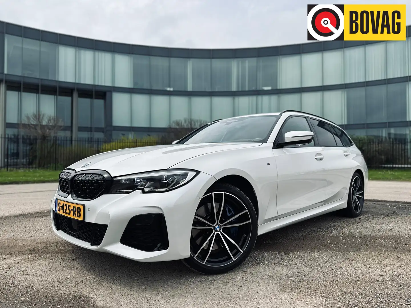 BMW 340 3 Serie Touring M340i xDrive High Executive HK Mem Blanc - 1