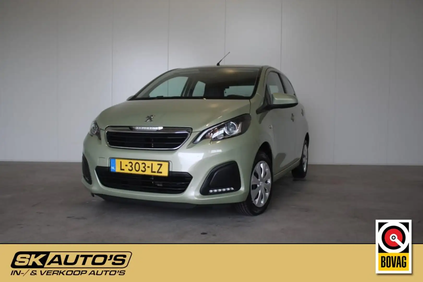 Peugeot 108 1.0 E-VTI ACTIVE METALLIC LED NAP! USB AUX BT 5DRS Grün - 1