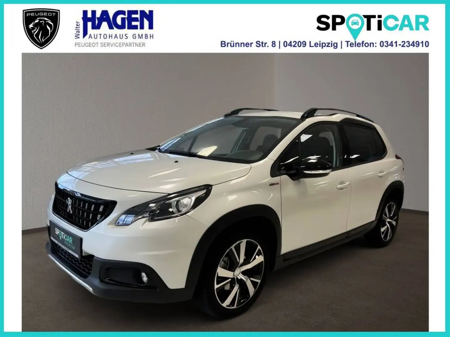 Peugeot 2008 Allure GT-Line 1.2 130 EAT6 PT PDC/RFK/SHZ/NAVI Weiß - 1
