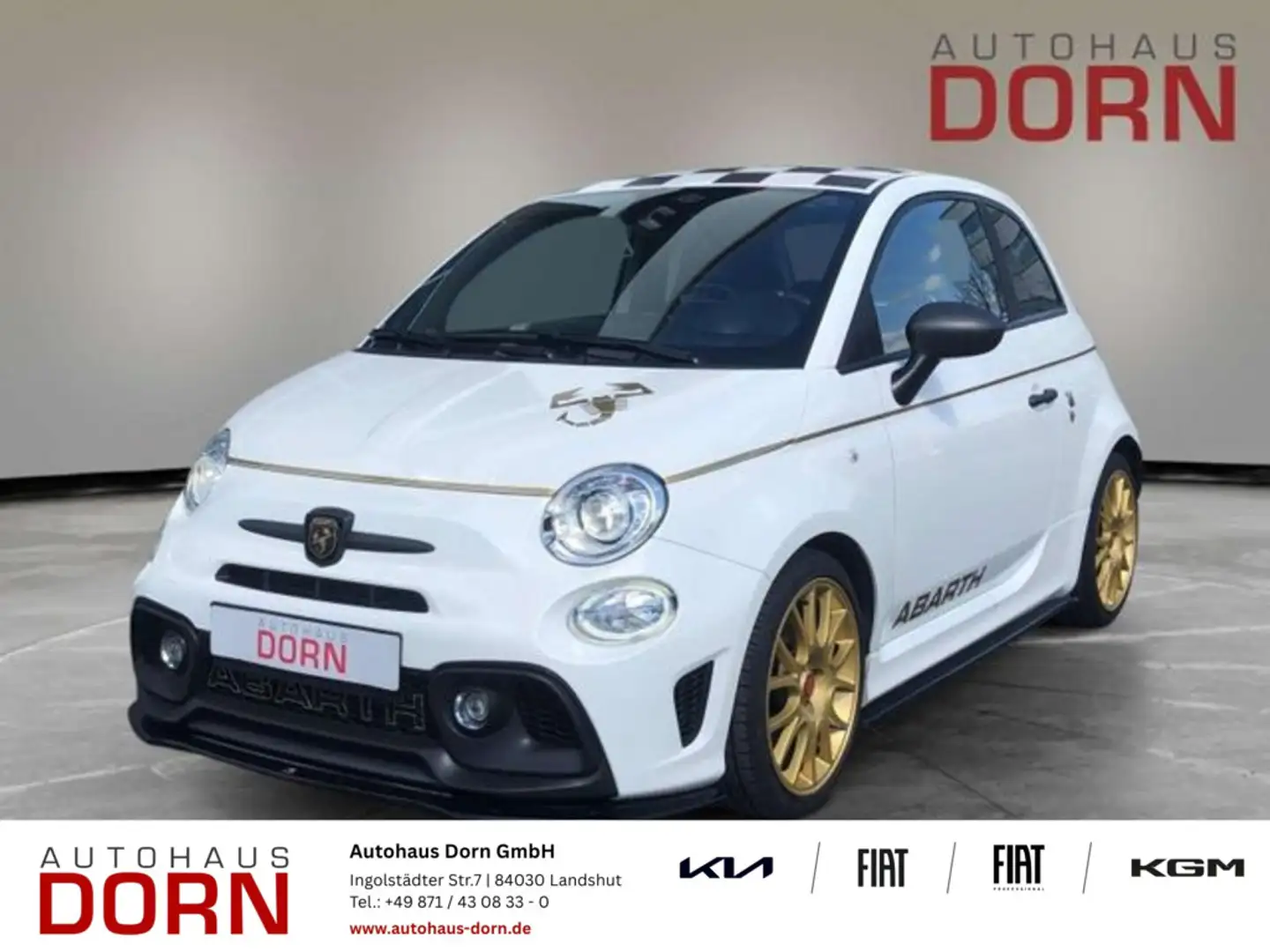 Abarth 595 Scorpioneoro 1.4T-Jet Final Schalensitze uvm Weiß - 1