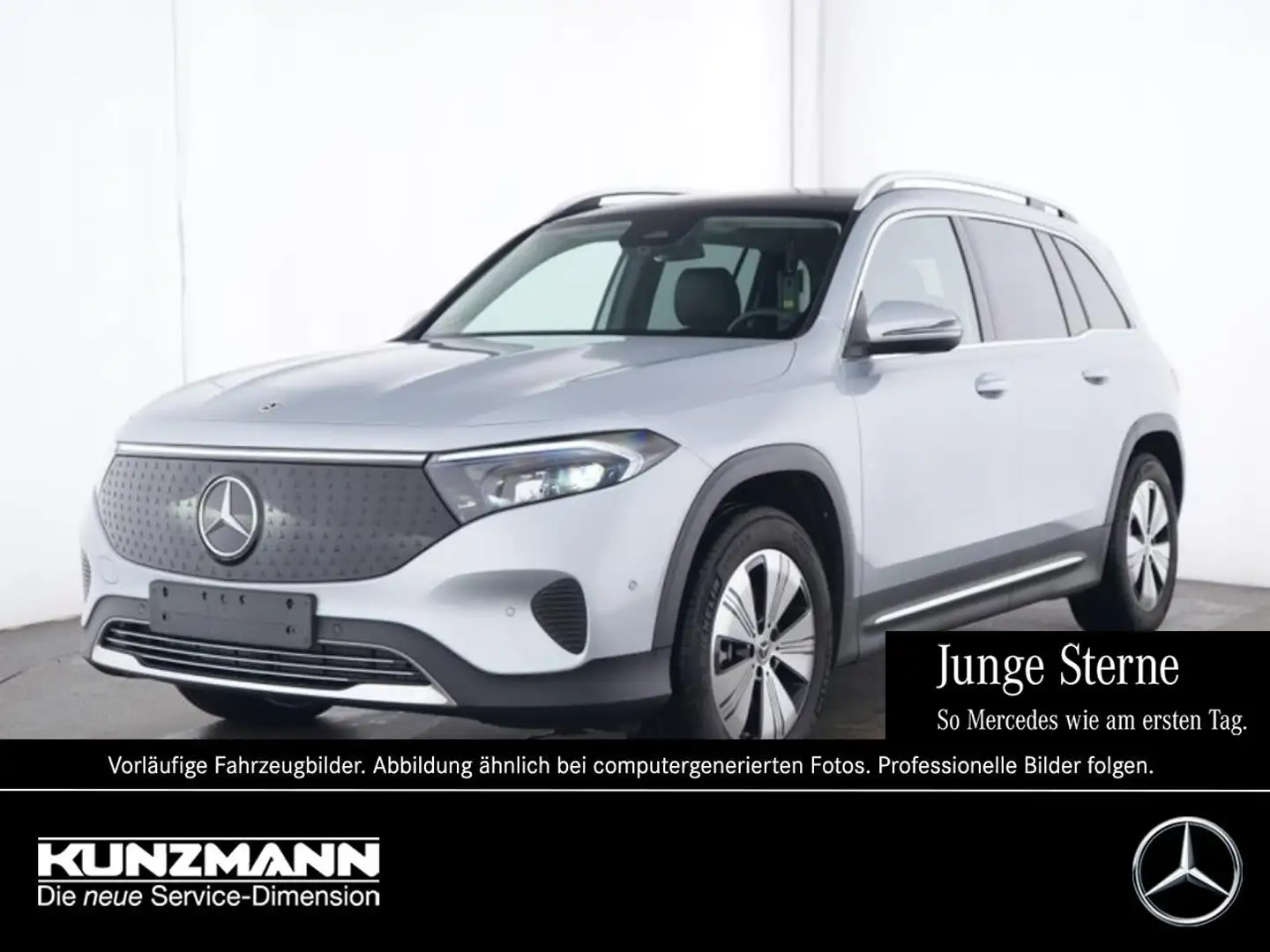 Mercedes-Benz EQB 350 4M Progressive Distronic Panorama Memory Silber - 1