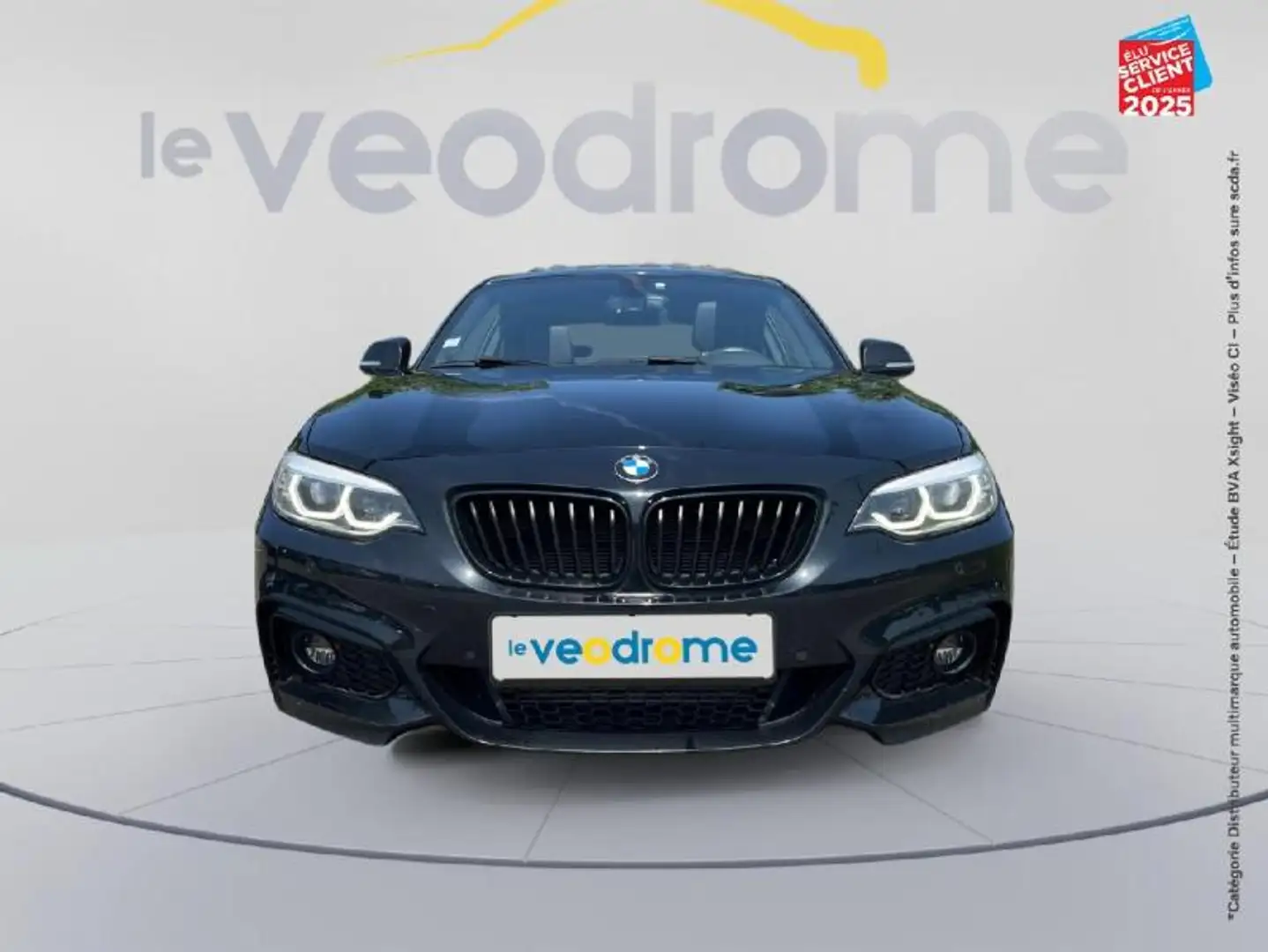 BMW 218 218dA 150ch M Sport Tpano Sieges chauf/cuir GPS Ca Noir - 2