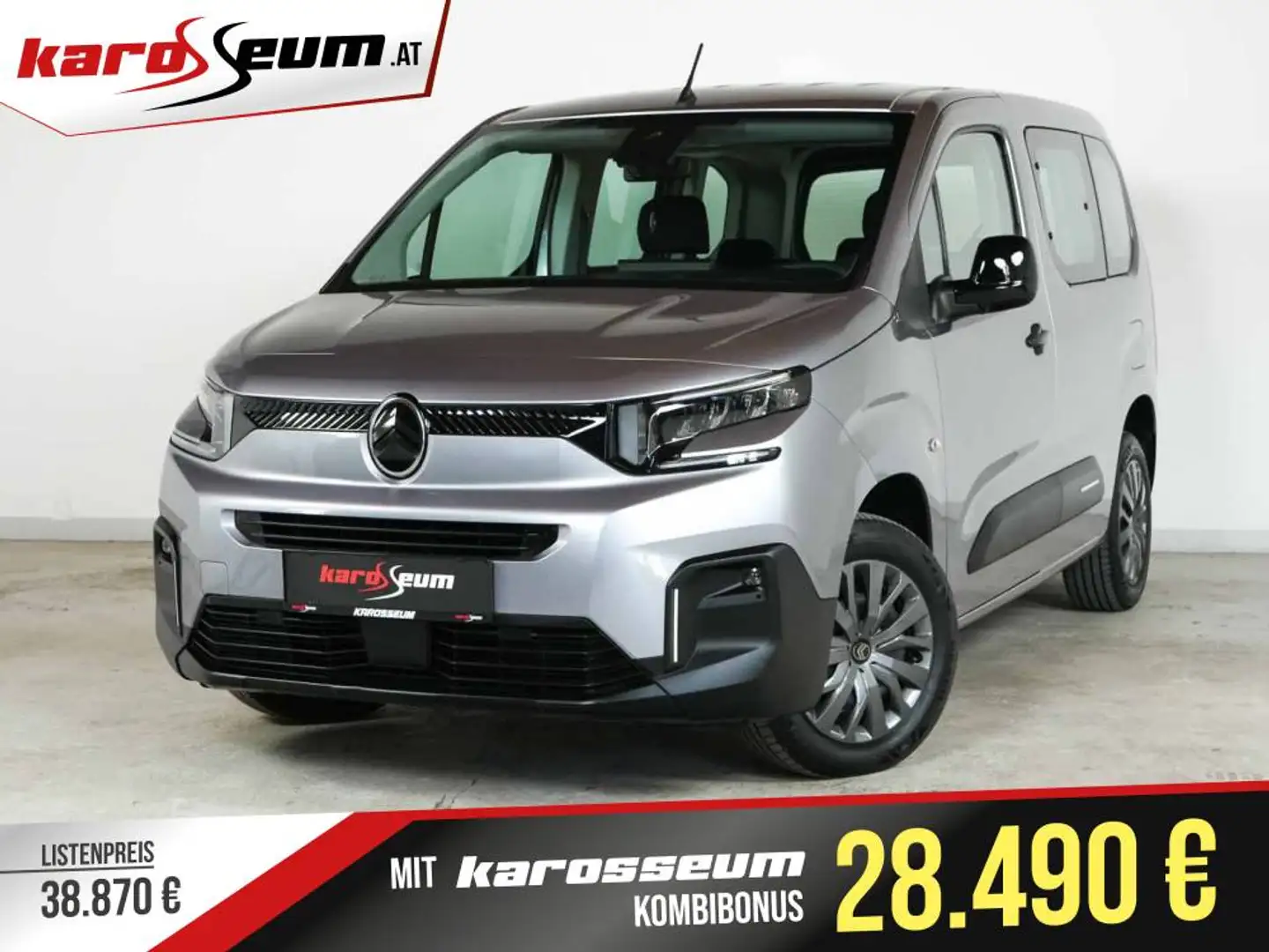 Citroen Berlingo e- 50kWh | WIE NEU | Wärmepumpe |Sicht-Paket Grau - 1