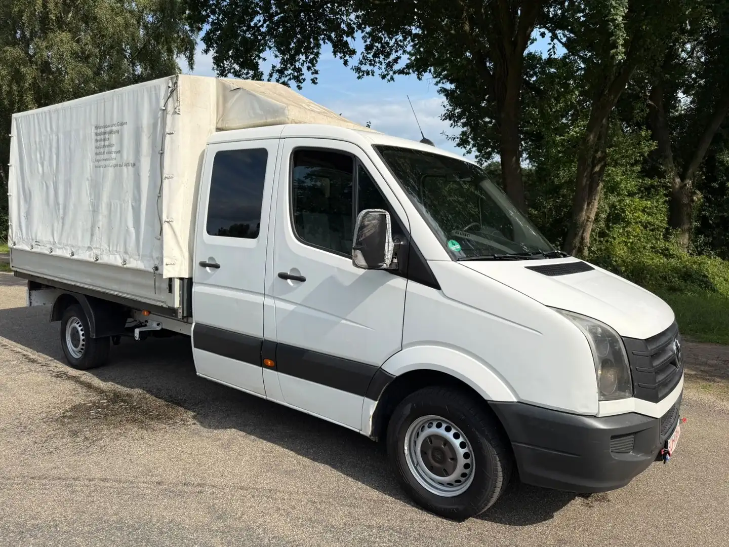 Volkswagen Crafter *Maxi-XXL*Pritsche-Plane*2.0 TDI*Tip-Top* Weiß - 2
