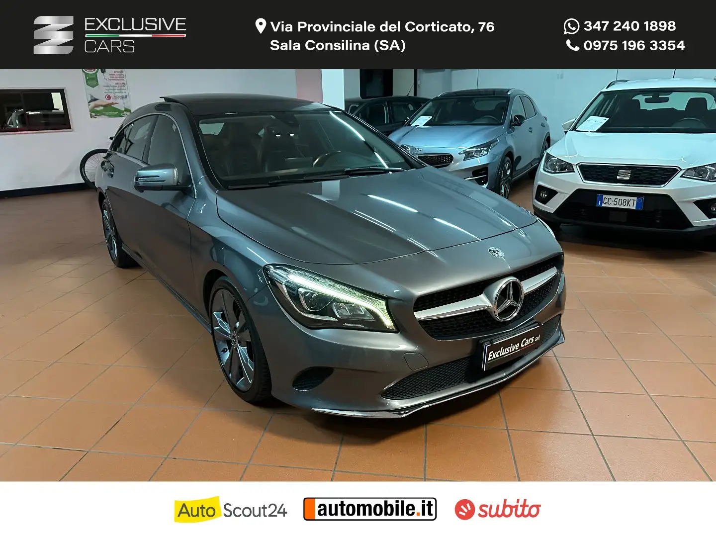 Mercedes-Benz CLA 200 CLA 200 d S.W. Automatic Sport Grijs - 1