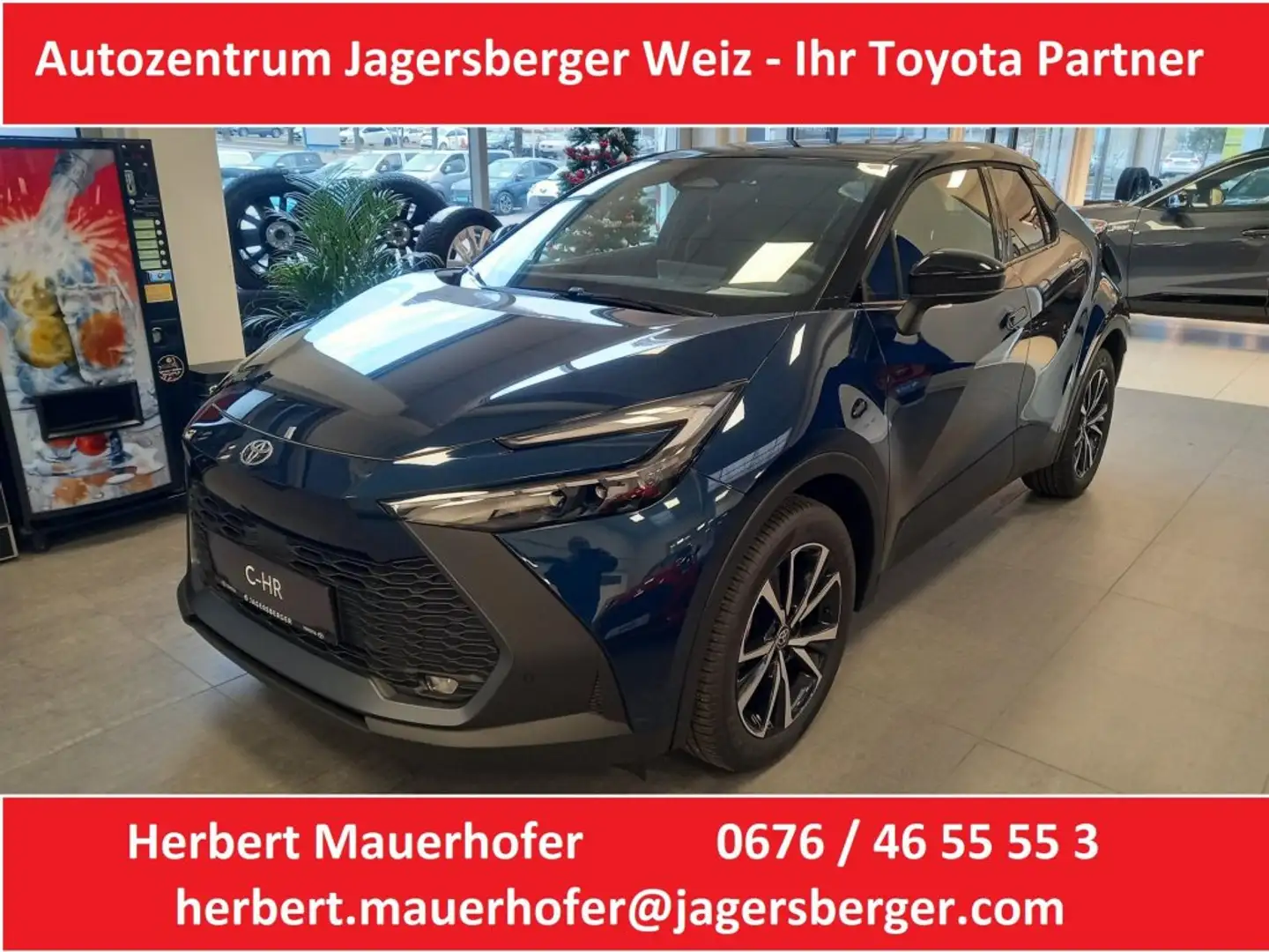 Toyota C-HR 2,0 Plug-In Hybrid E-CVT Active Drive Noir - 1