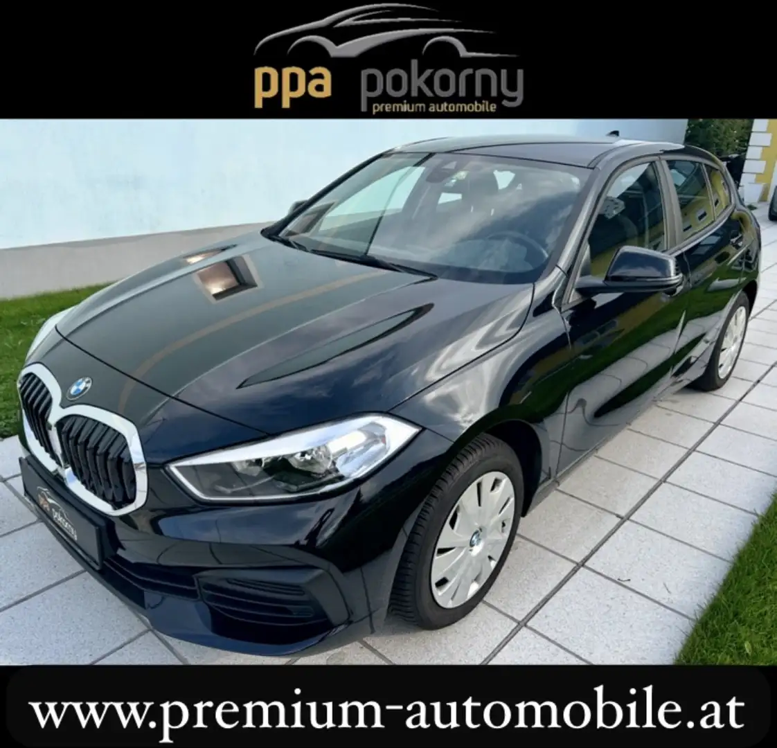 BMW 116 i Aut. 1. Besitz - Navi+Freisprech Topzustand -... Schwarz - 1