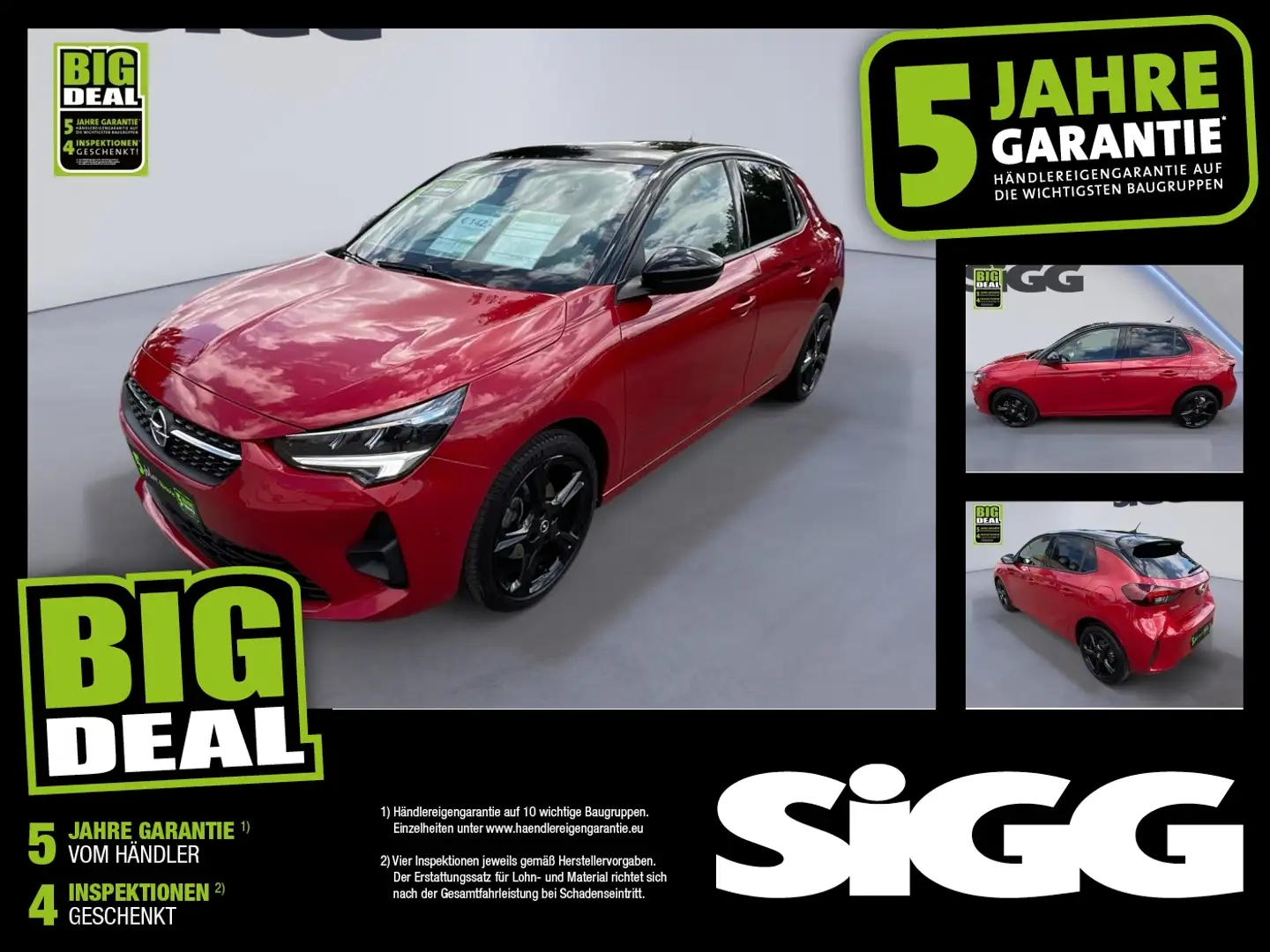 Opel Corsa F 1.2 Turbo GS Line Sitzheizung Rouge - 1