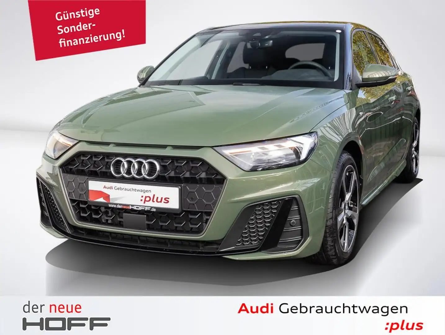 Audi A1 Sportback 25 TFSI S line LED Navi Plus 17Zoll Spor Grün - 1