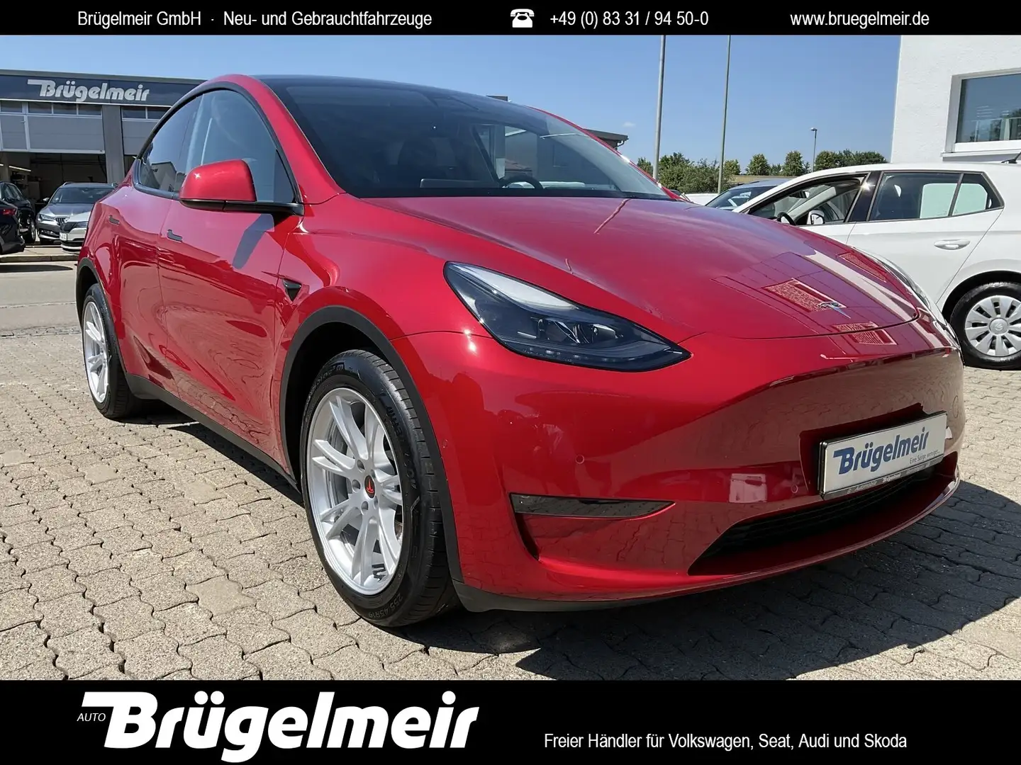 Tesla Model Y Model Y Dual Long Range AWD+AHK+SR 19"+WR 19" Rot - 1
