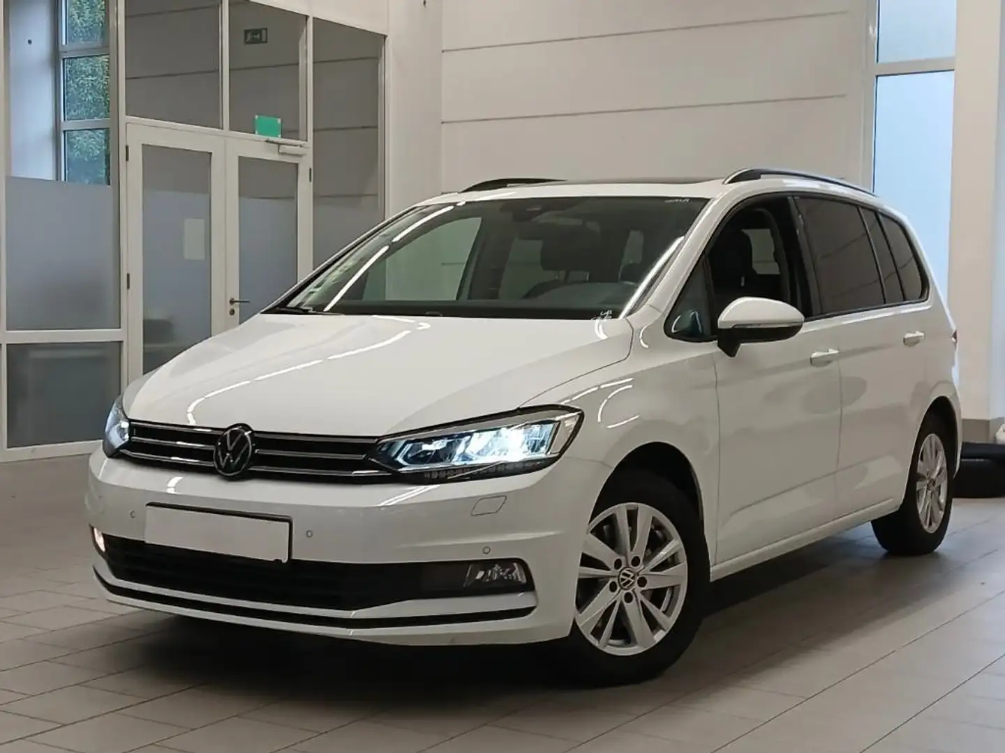 Volkswagen Touran Business PANO AHK STDHZ DYNAUDIO EasyOpen Blanc - 1