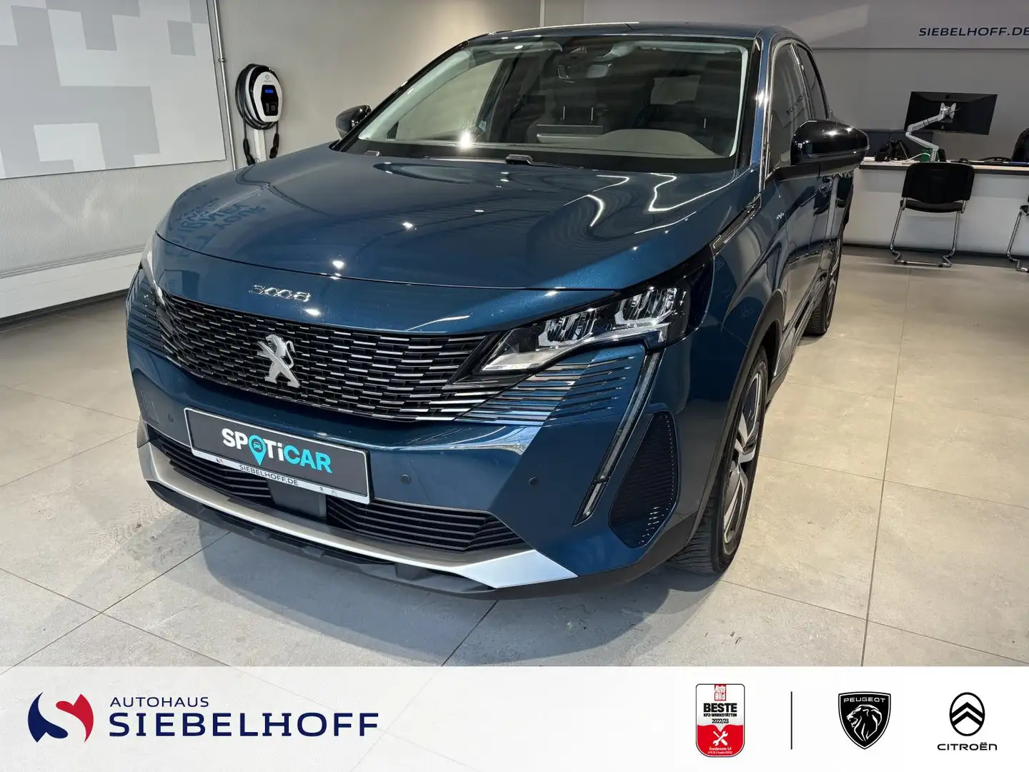 Peugeot 3008 Allure Hybrid 225 e-EAT8 Blau - 2