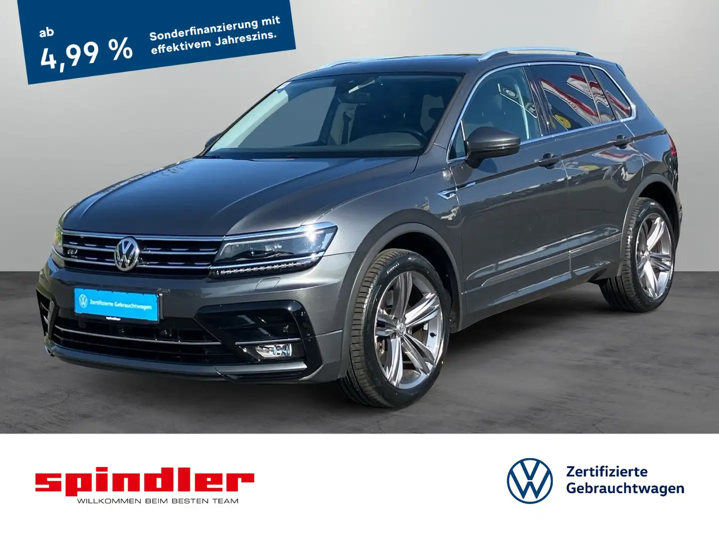 Volkswagen Tiguan Highline 2.0TSI 4M DSG / R-Line Ext, Pano Gris - 1