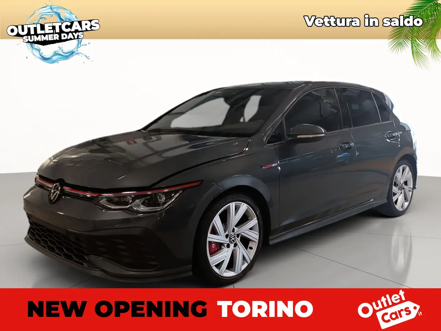 Volkswagen Golf GTI 2.0 tsi gti clubsport 45 300cv dsg Grijs - 1