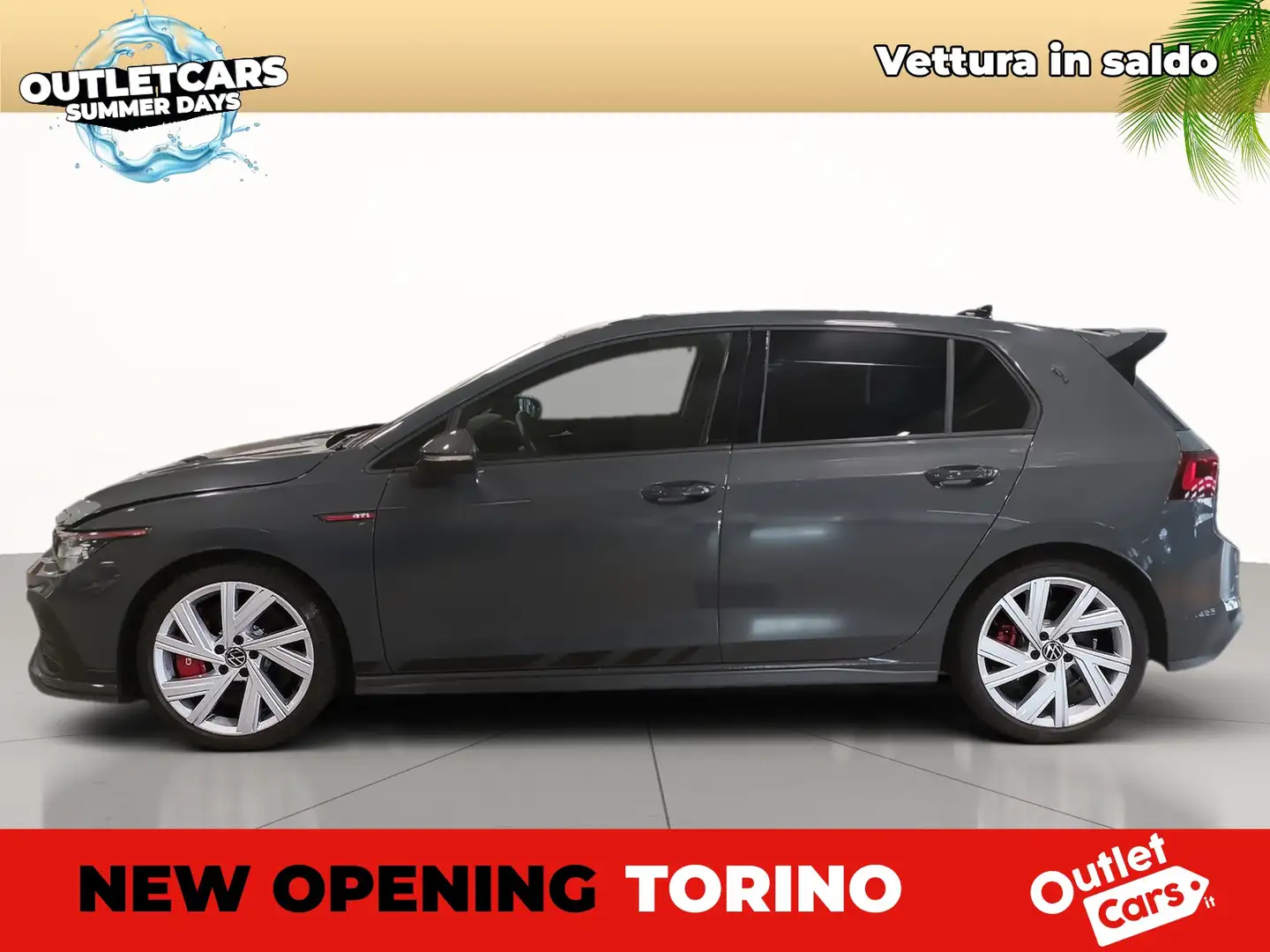 Volkswagen Golf GTI 2.0 tsi gti clubsport 45 300cv dsg Grijs - 2