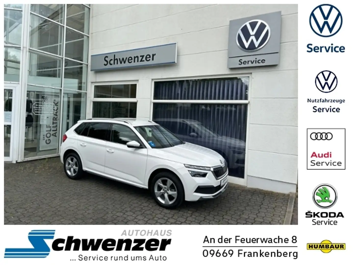 Skoda Kamiq Style LED SHZ PDC RFK KLIMA ALU 5.Jahre Garantie Wit - 1