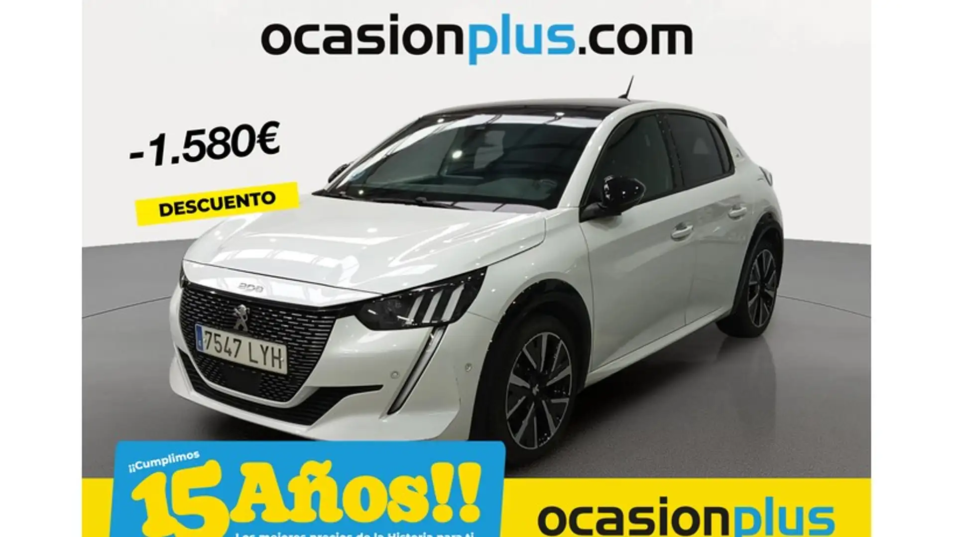 Peugeot 208 1.2 Puretech S&S GT EAT8 130 Wit - 1