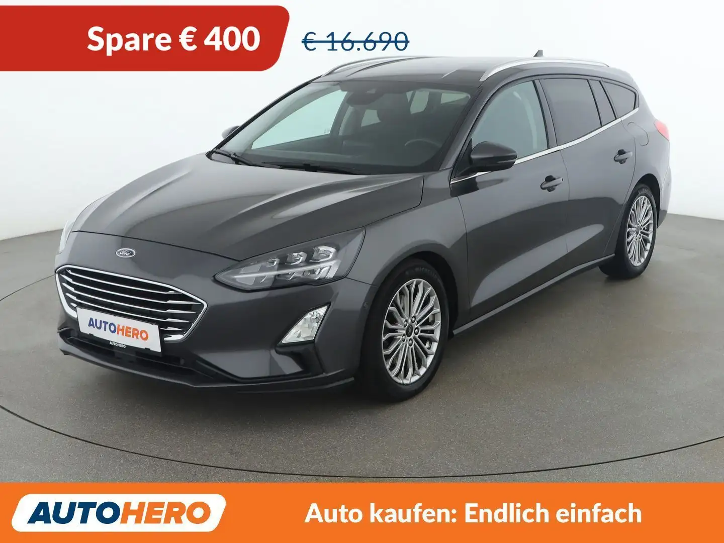 Ford Focus 1.5 EcoBlue TDCi Titanium Grau - 1