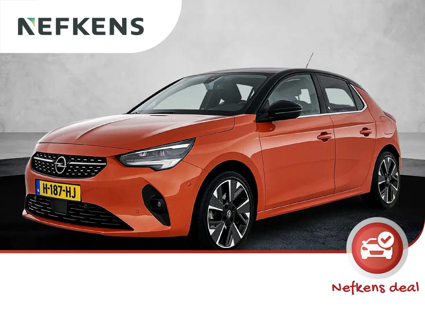 Opel Corsa-e Elegance 50 kWh 136pk Automaat | Navigatie | Clima Oranje - 1