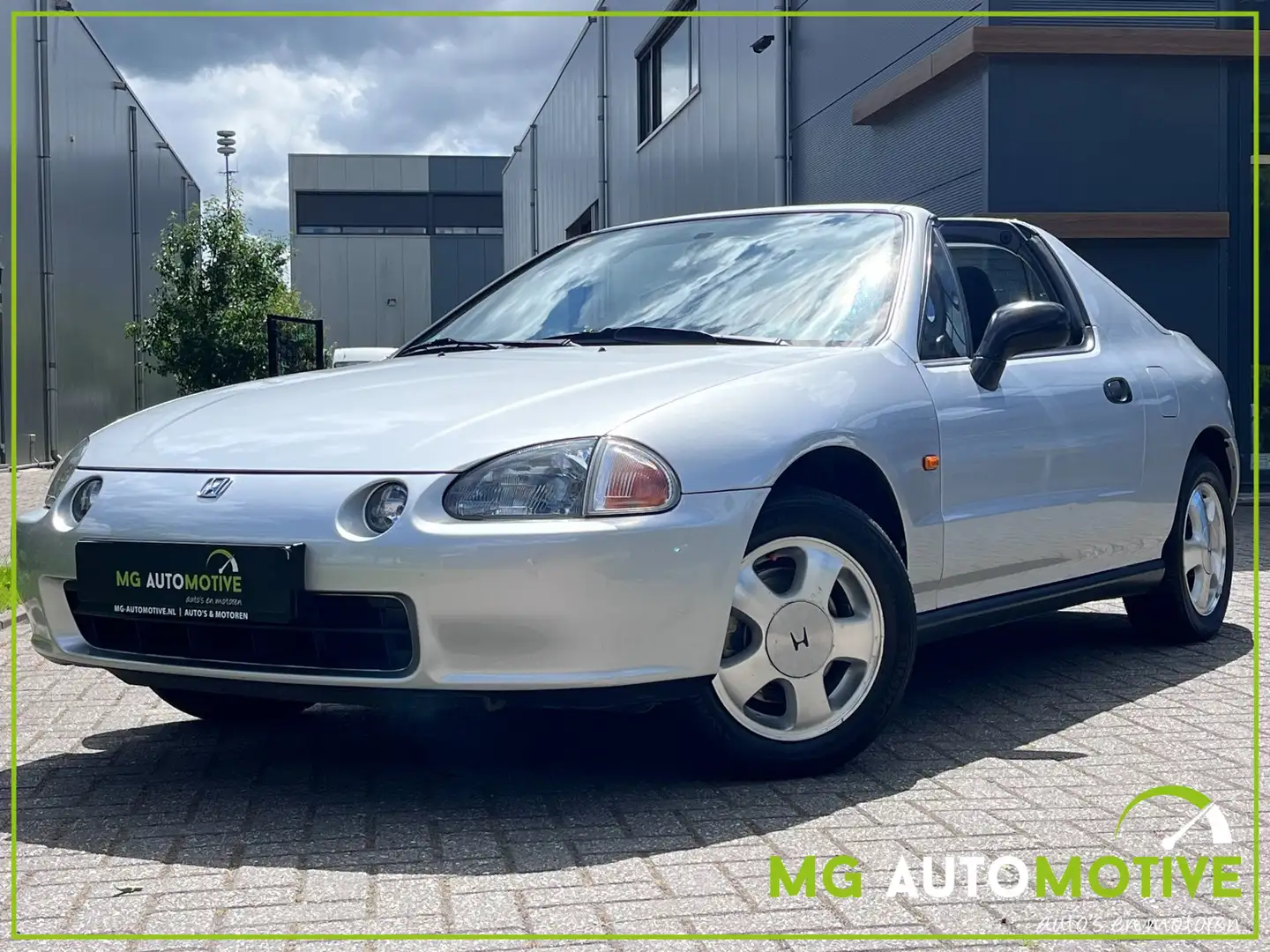 Honda CRX 1.6 CRX ESi | Targa | Nette auto | Weinig km | Ond Silber - 2