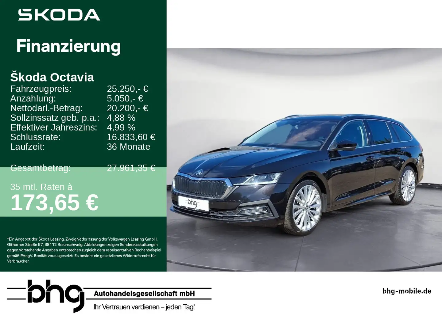 Skoda Octavia Combi 2.0 TSI DSG 4x4 Style MatrixLED HU Nero - 1