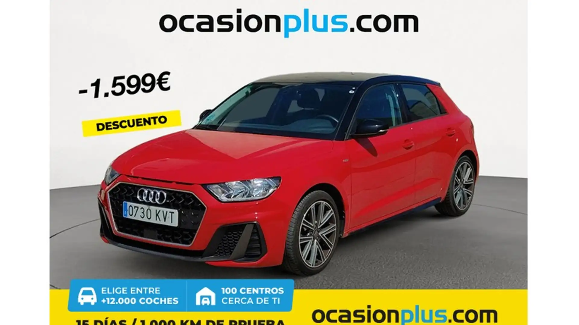 Audi A1 Sportback 30 TFSI S line Rojo - 1