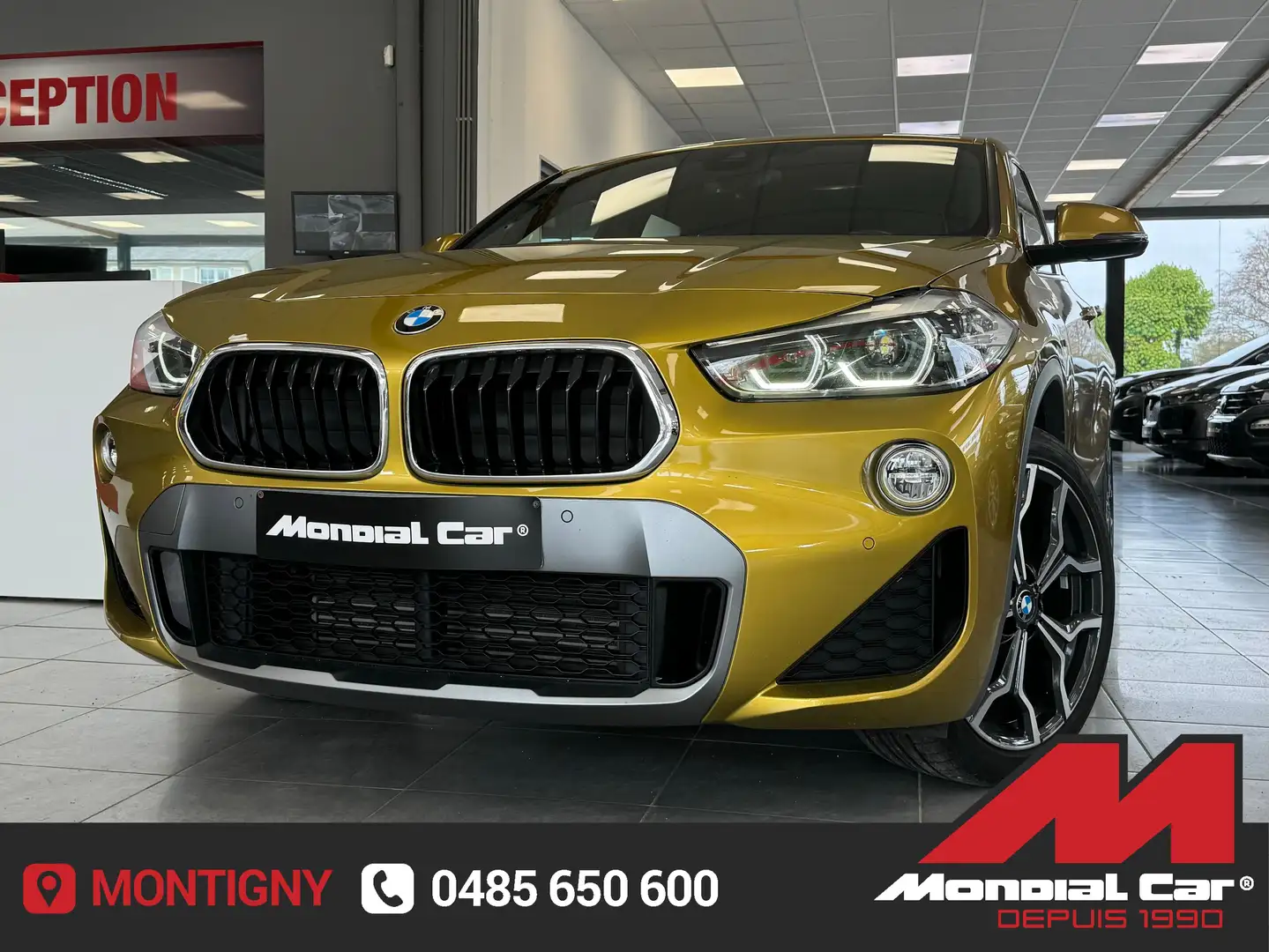 BMW X2 2.0iAS sDrive * Full Cuir* Pack M * Carnet complet Oro - 2