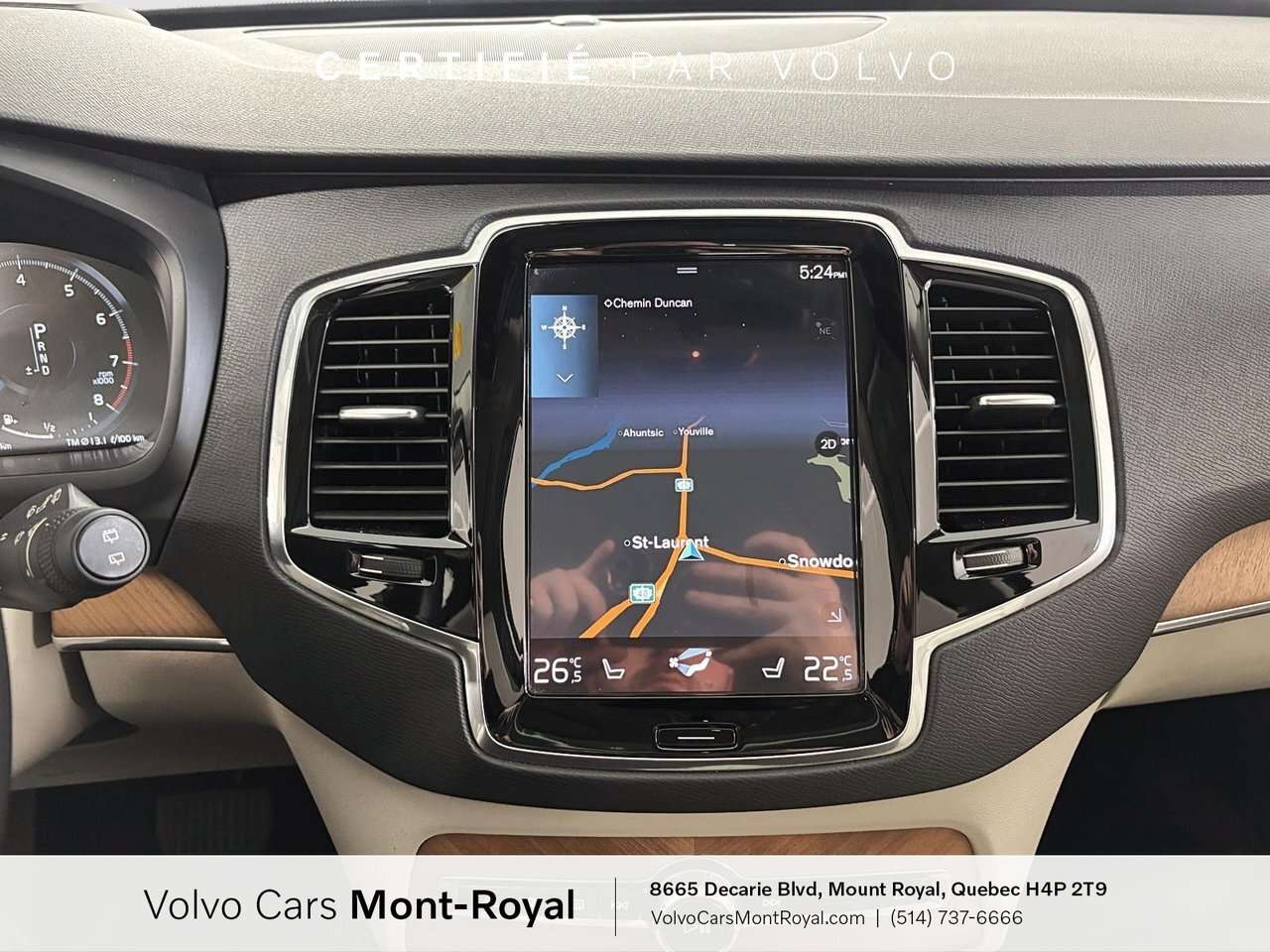 2022 Volvo XC90 Momentum 360 CAMERA, HEADS-UP DISPLAY, HEATED STEE thumb 15
