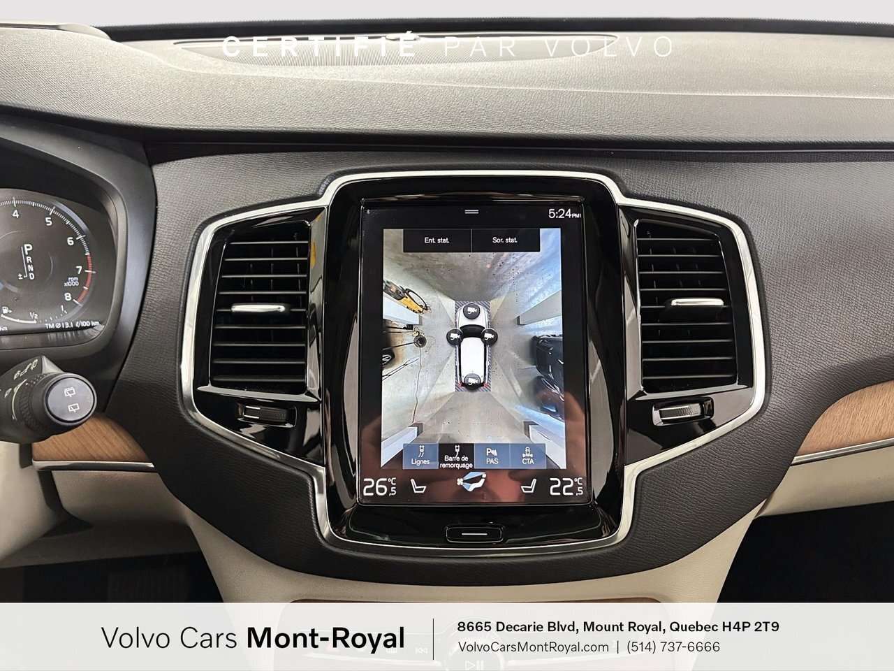 2022 Volvo XC90 Momentum 360 CAMERA, HEADS-UP DISPLAY, HEATED STEE thumb 14